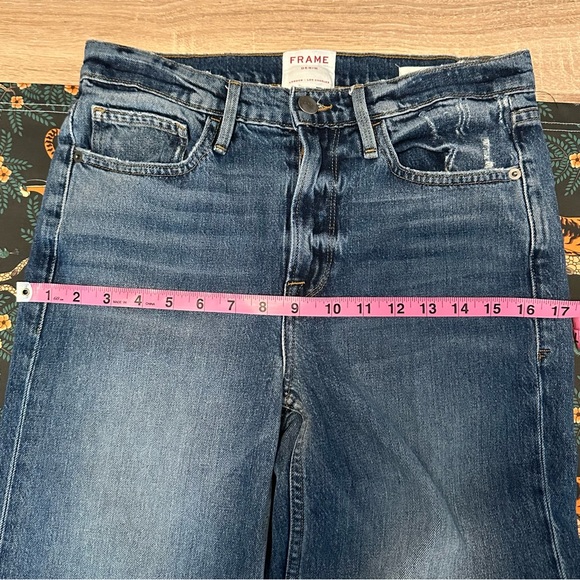 FRAME Denim, Heritage Le California Raw Edge, Coldwater Wash, Size 26 EUC - Picture 13 of 15